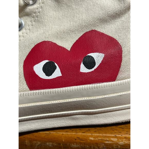 Converse Chuck Taylor and Comme des Garcons PLAY - Picture 7 of 9